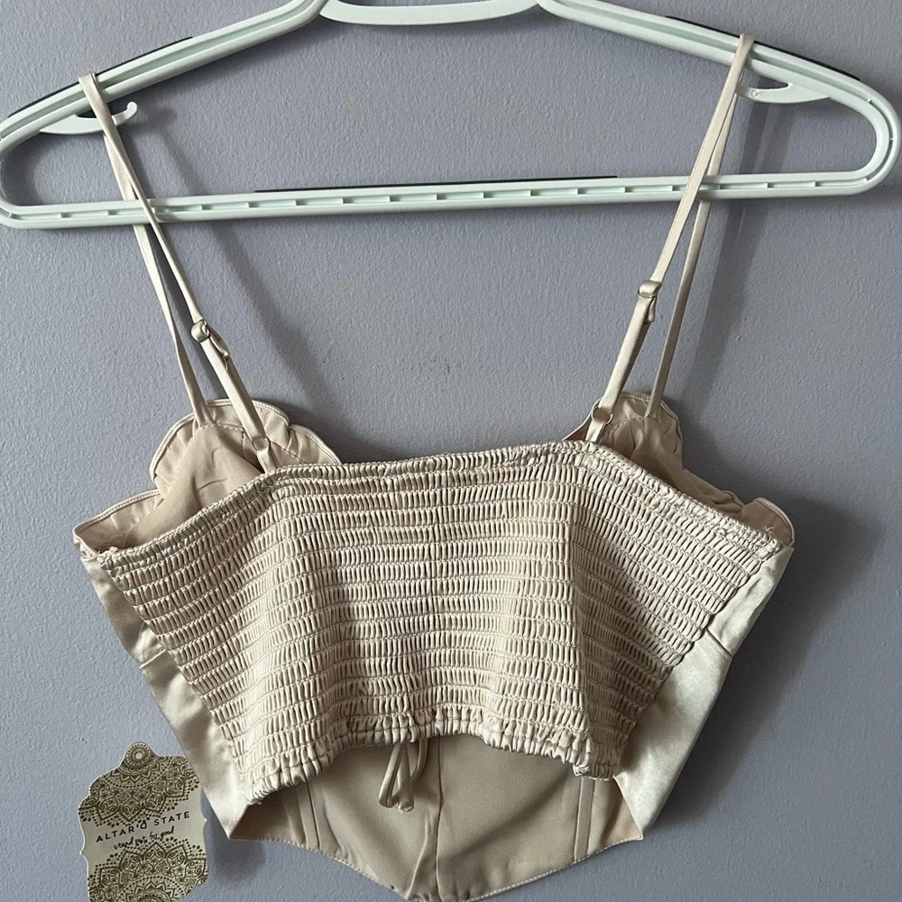 NWT Altar'd State Satin Top - Picture 6 of 6